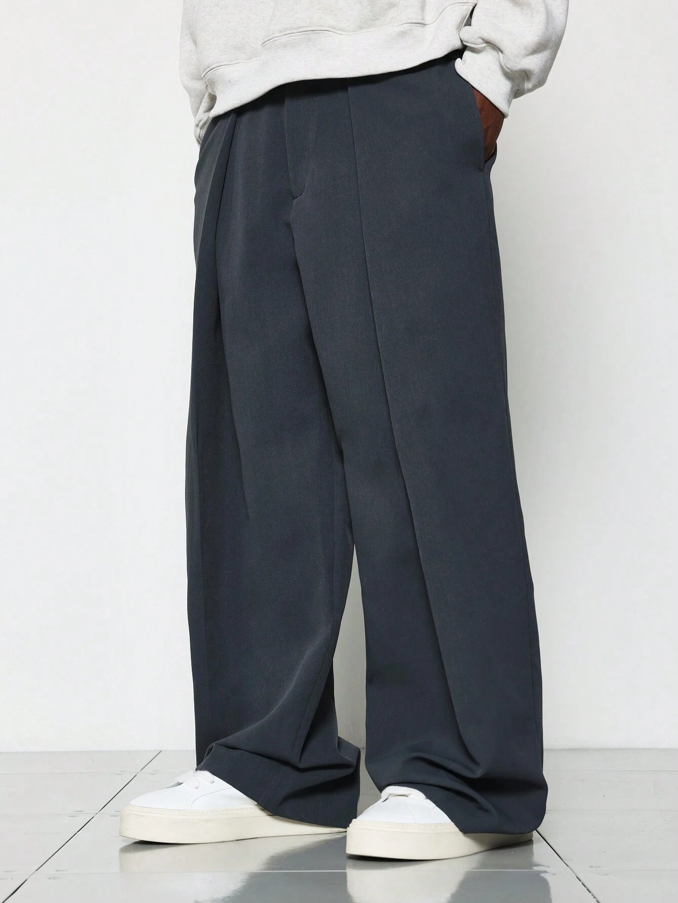 Calça DROPSTREET Alfaiataria Plissada
