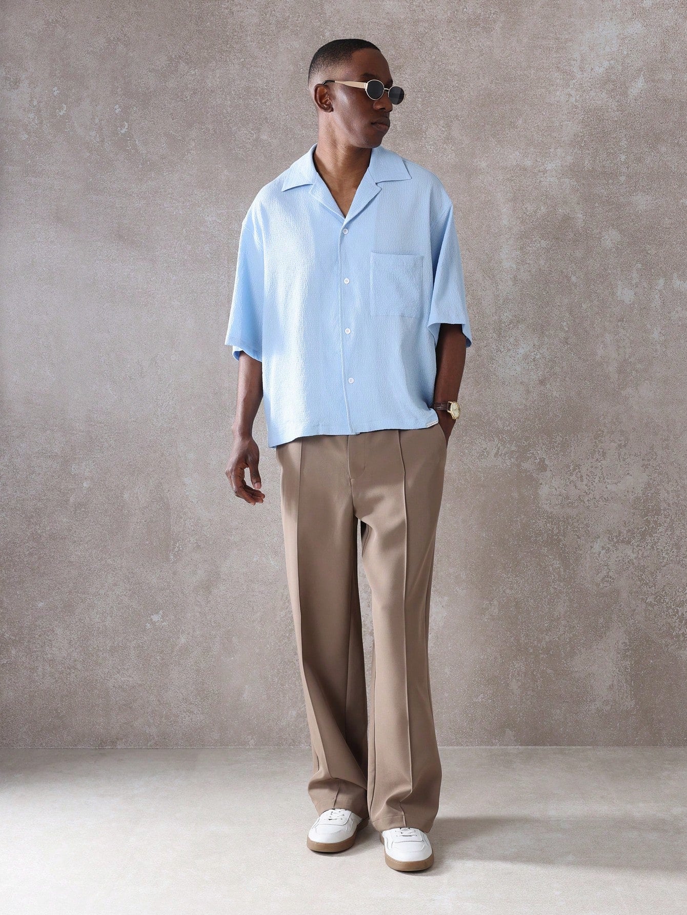 Camisa Nawaf Blue