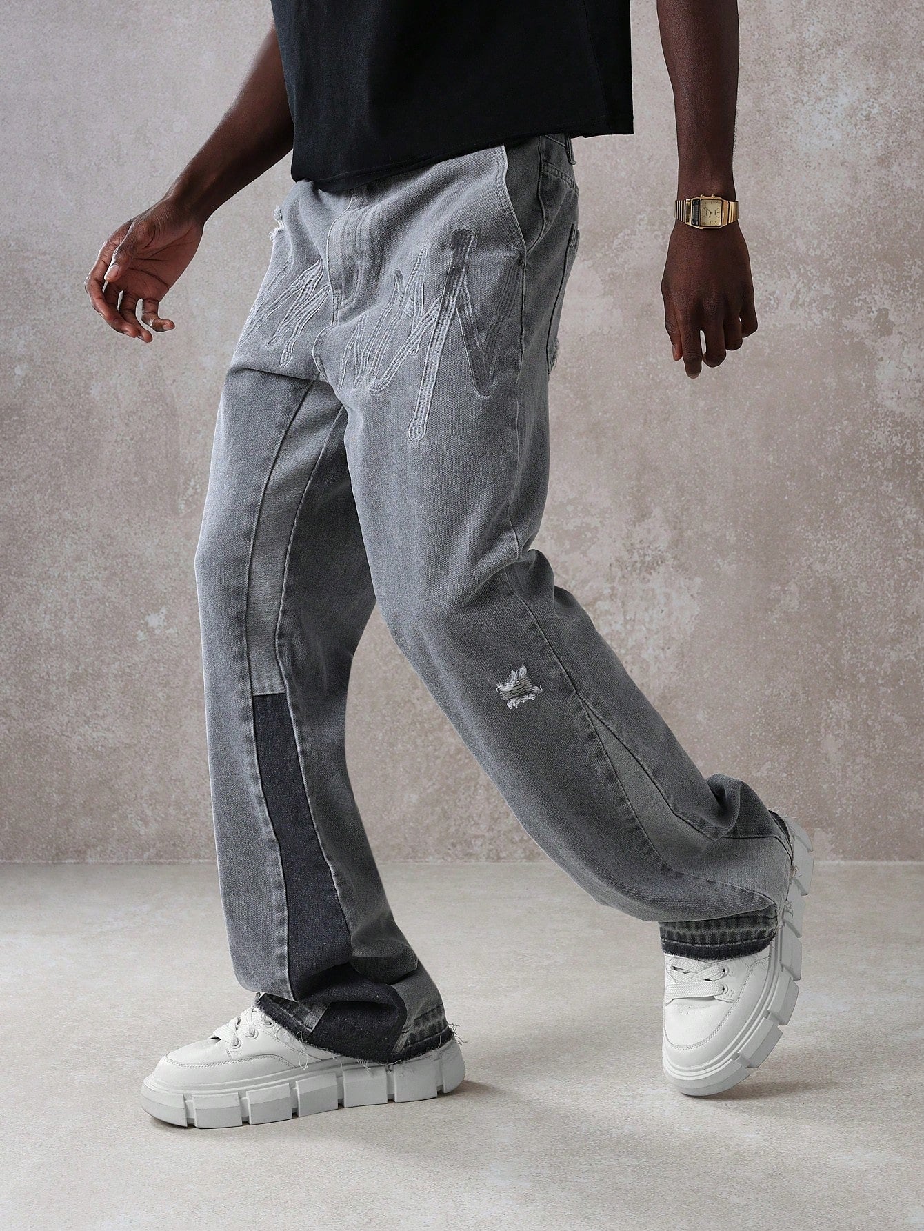 Calça Denim Flare