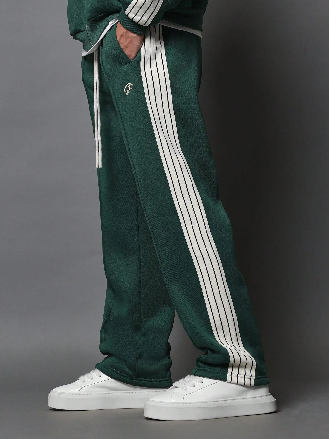 Conjunto DROPSTREET Vintage Varsity Track Co-Ord