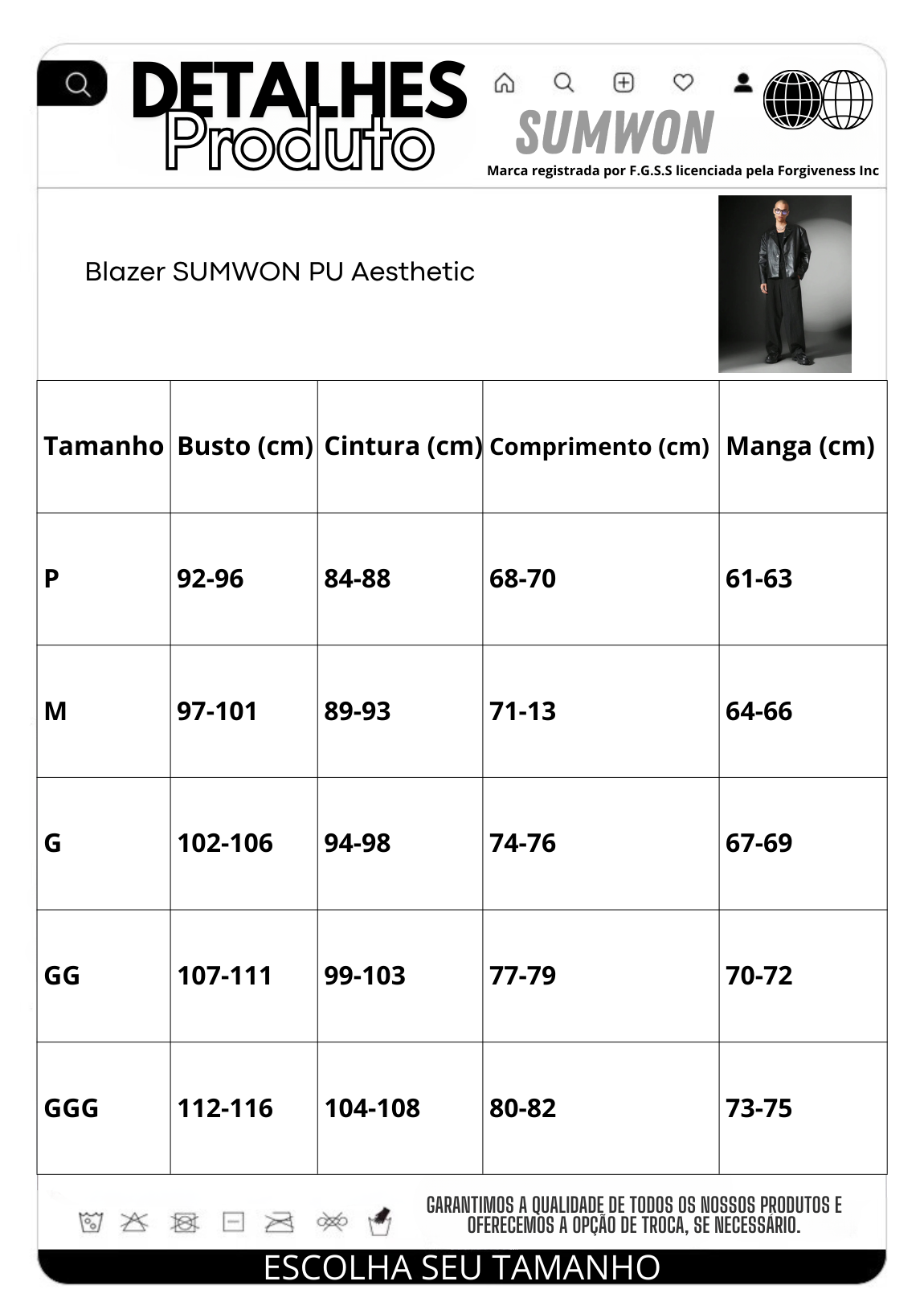 Blazer PU Aesthetic