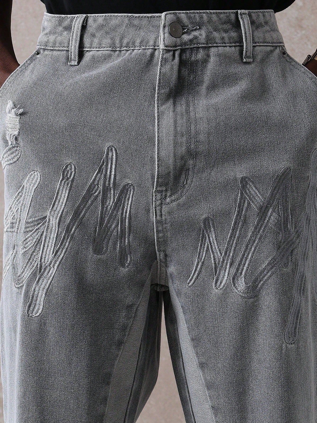 Calça Denim Flare