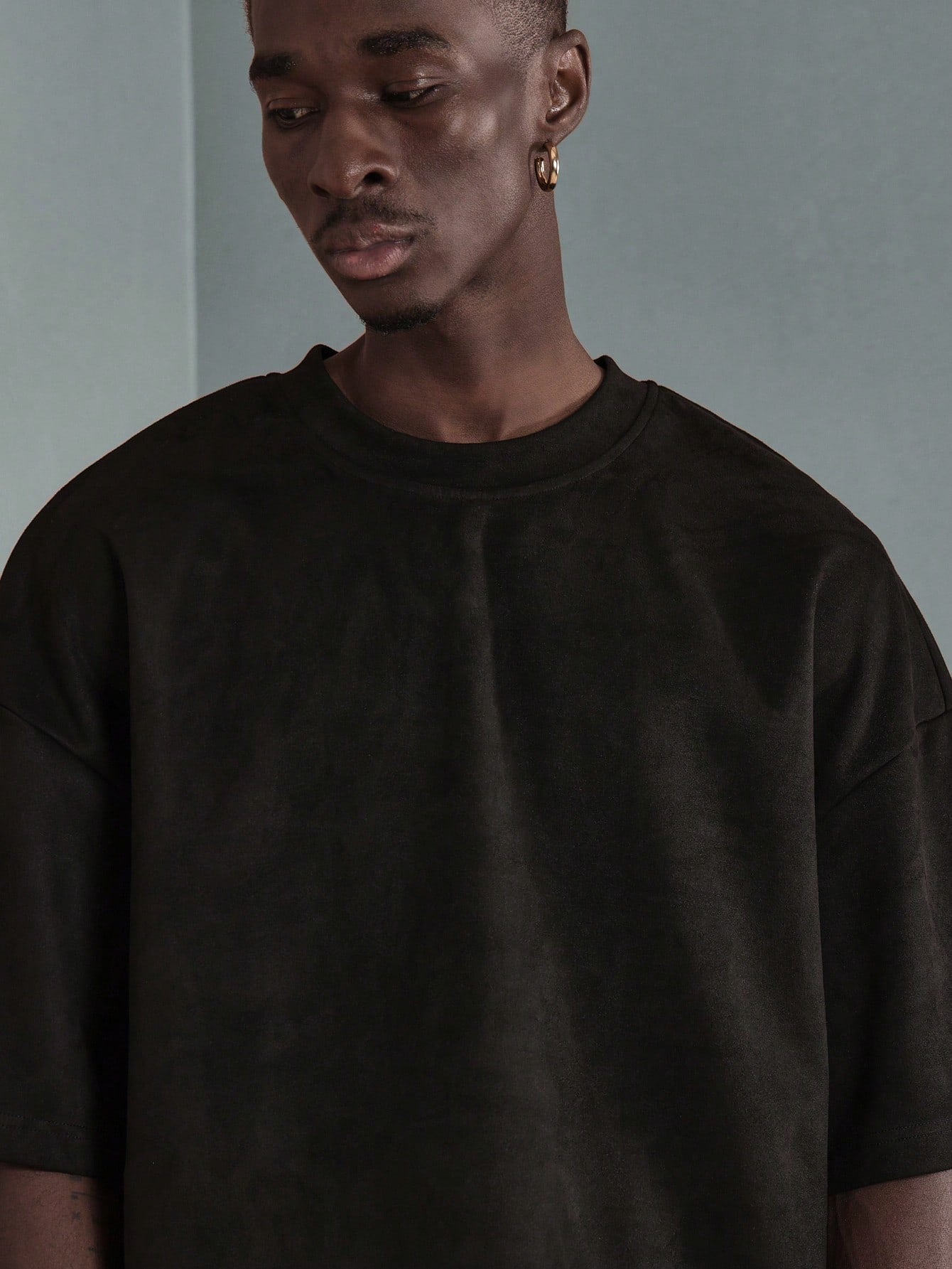 Camiseta Boxy Oversized Veludo