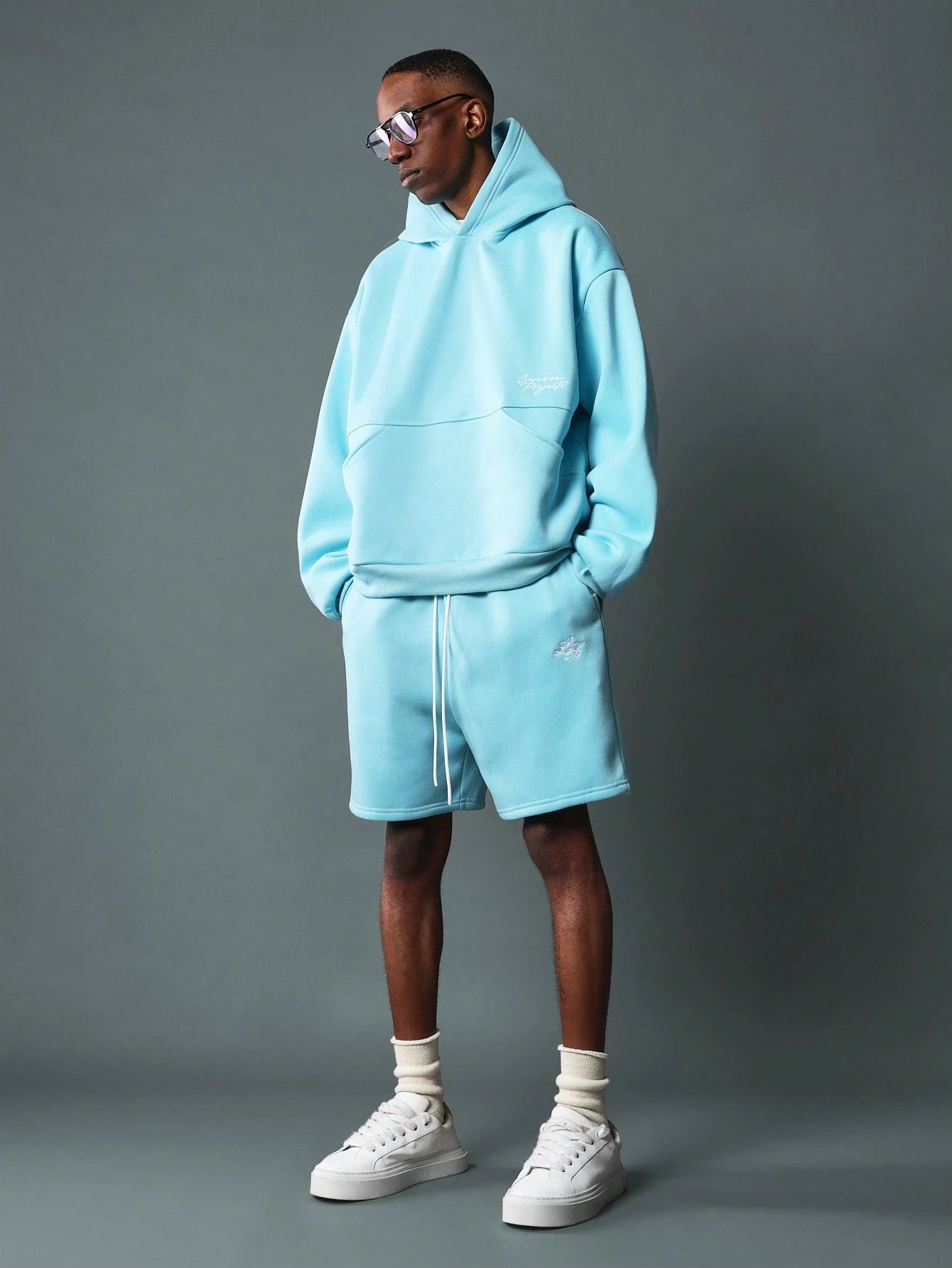 Conjunto DROPSTREET LA Blue
