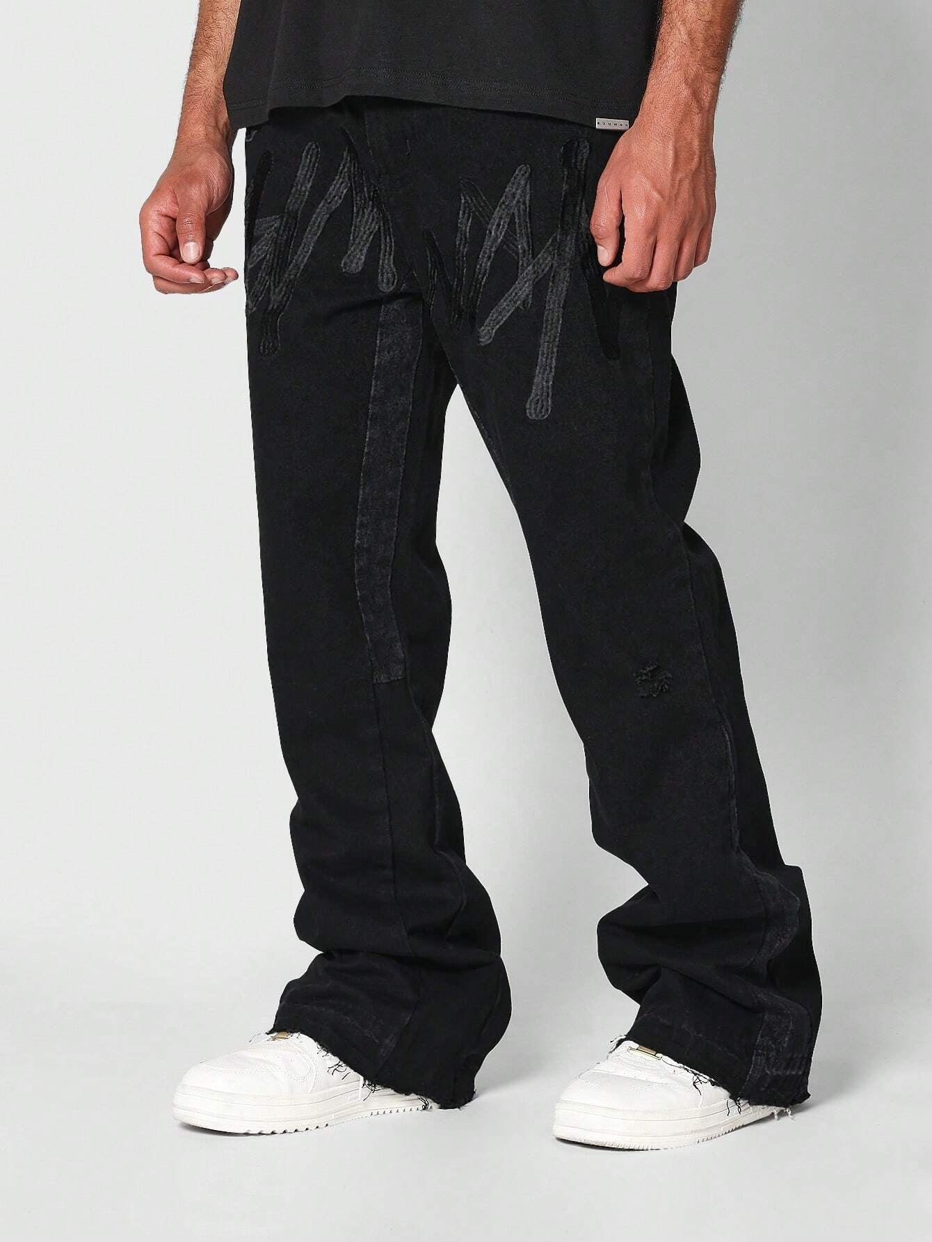 Calça Denim Flare