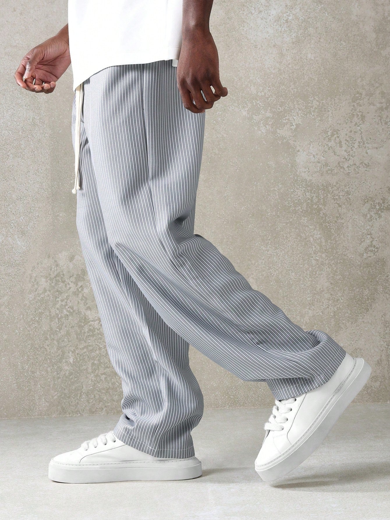 Calça DROPSTREET Listrada Blues