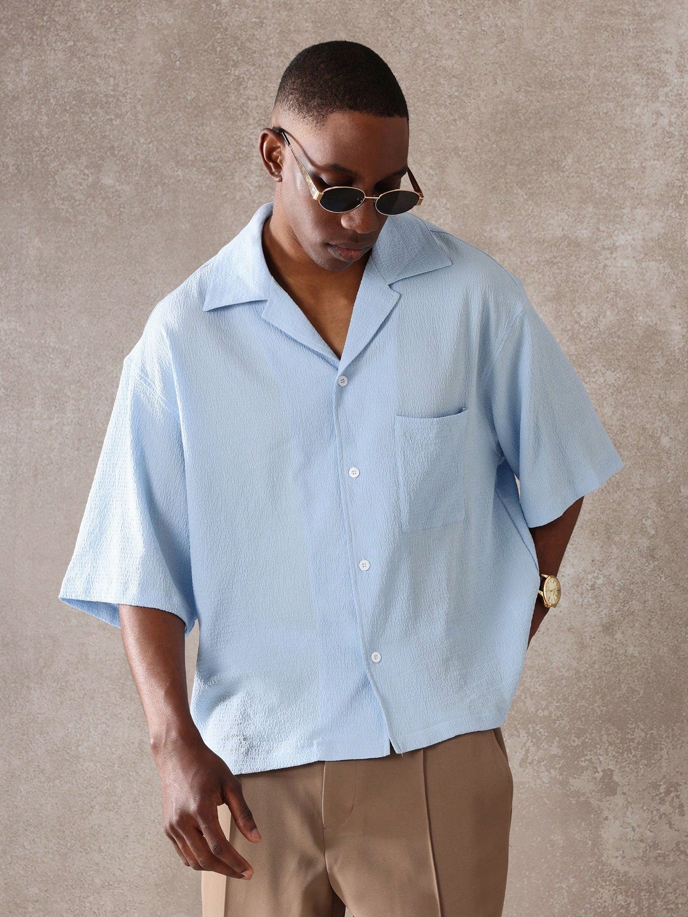 Camisa Nawaf Blue