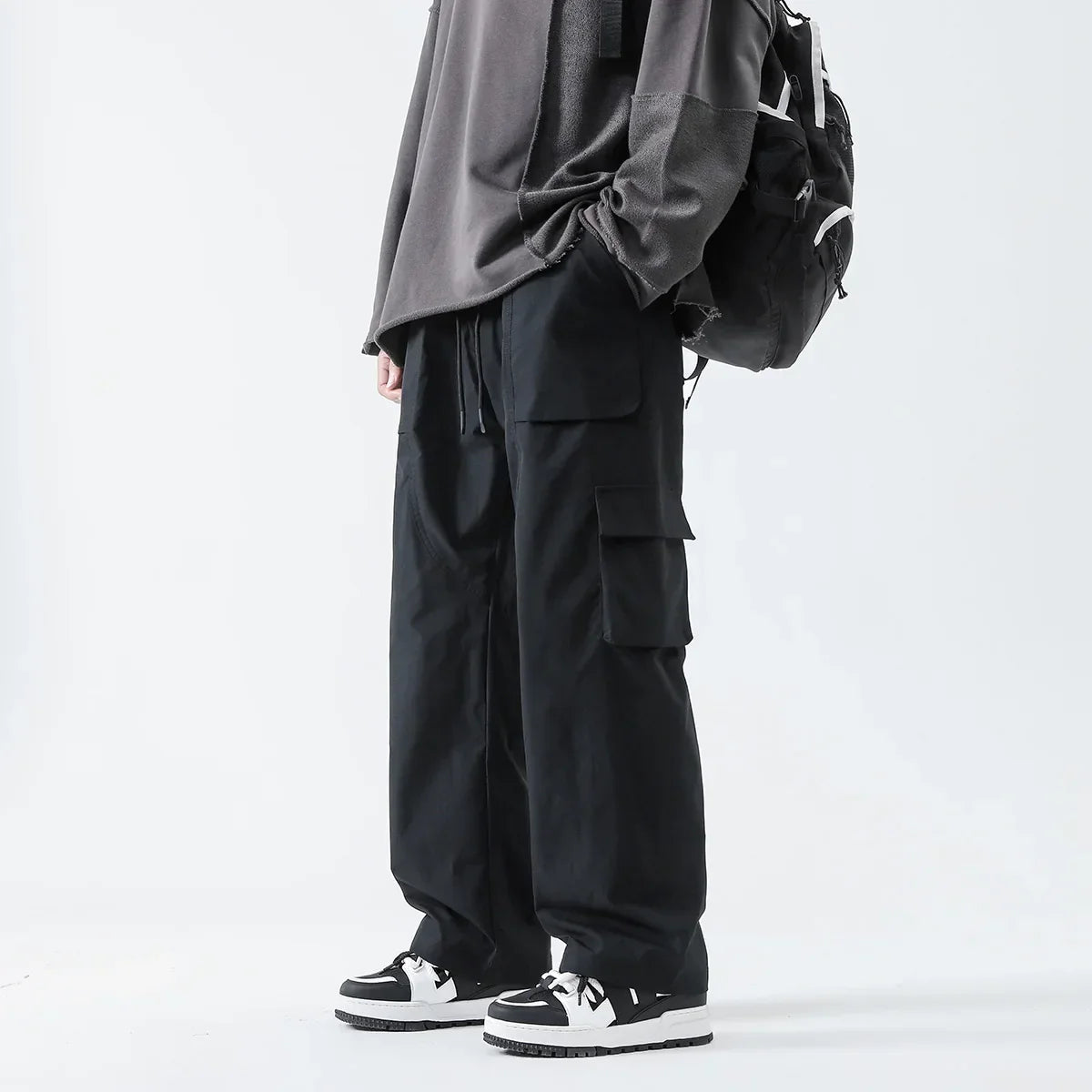 Calça de Harém Pants Pocket