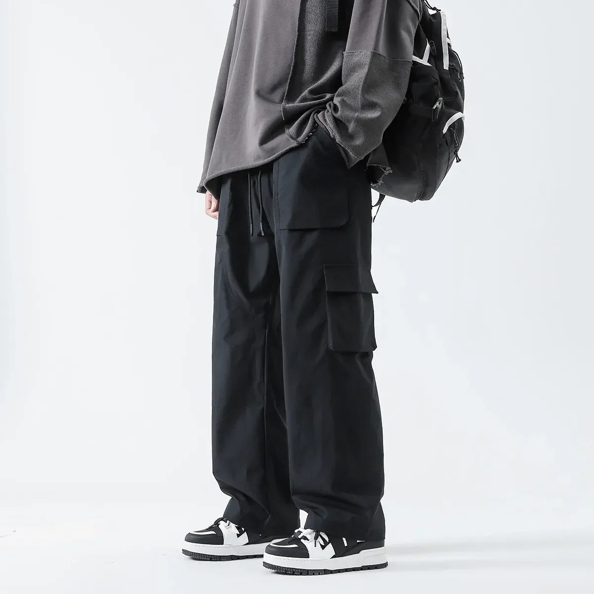 Calça de Harém Pants Pocket
