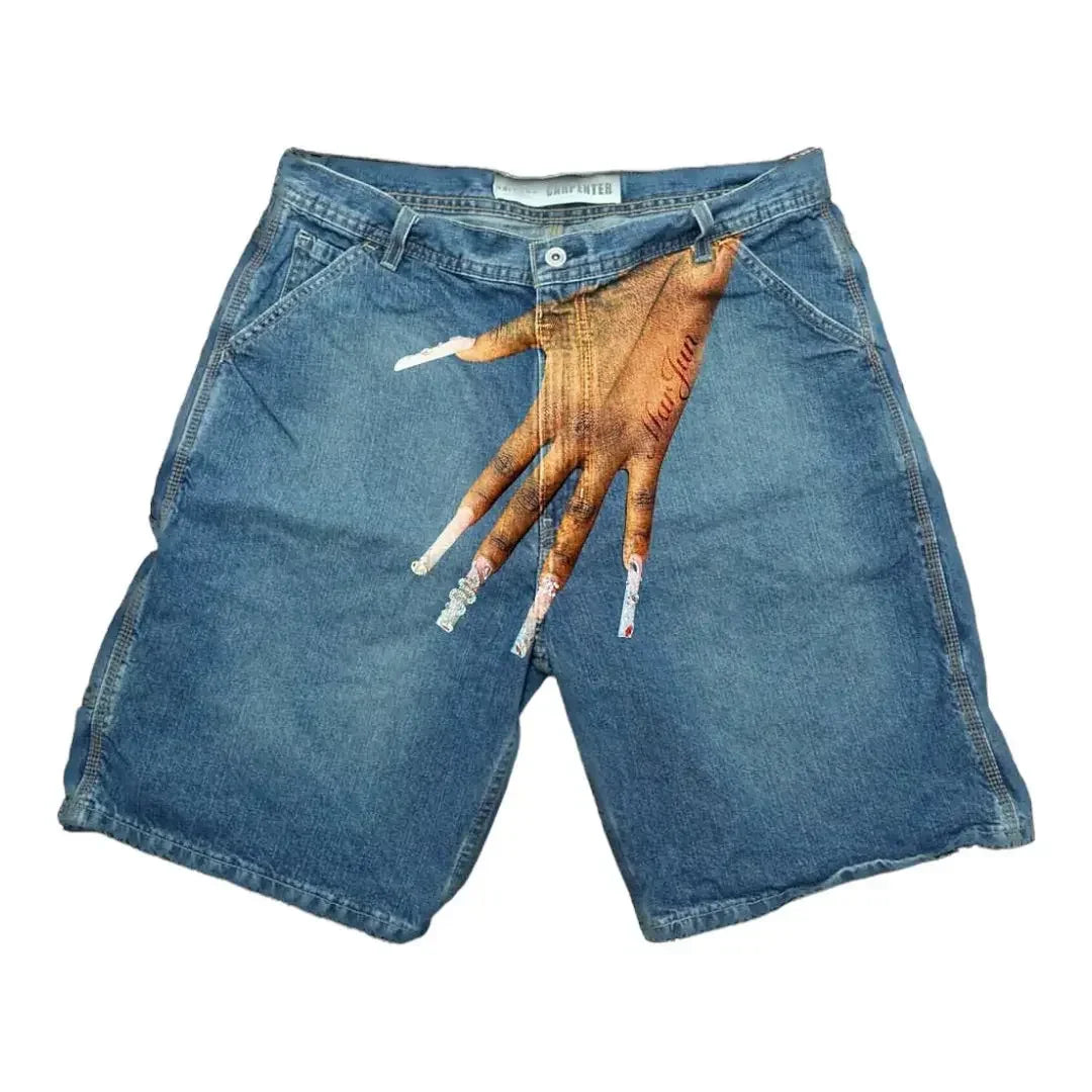 Shorts Jeans Vintage Blue Baggy