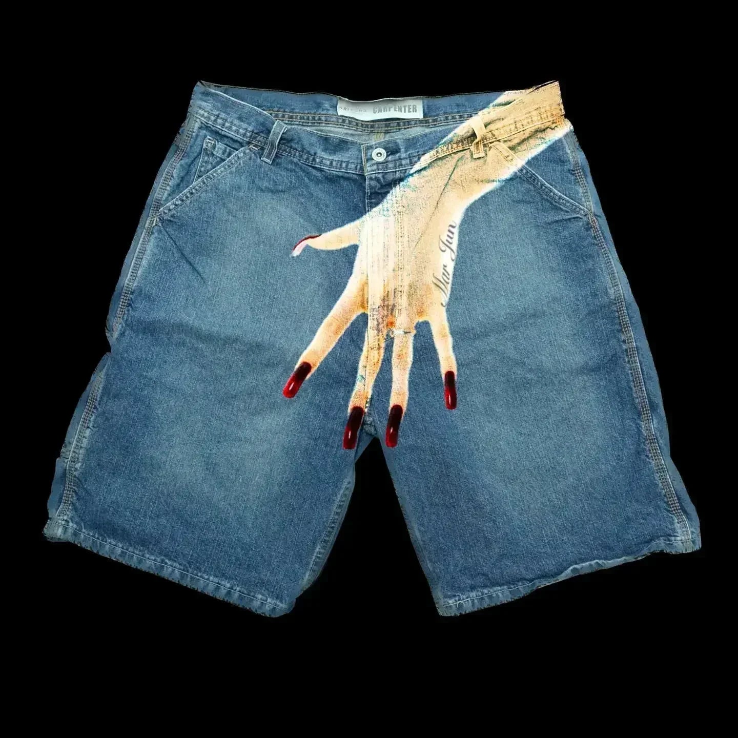 Shorts Jeans Vintage Blue Baggy