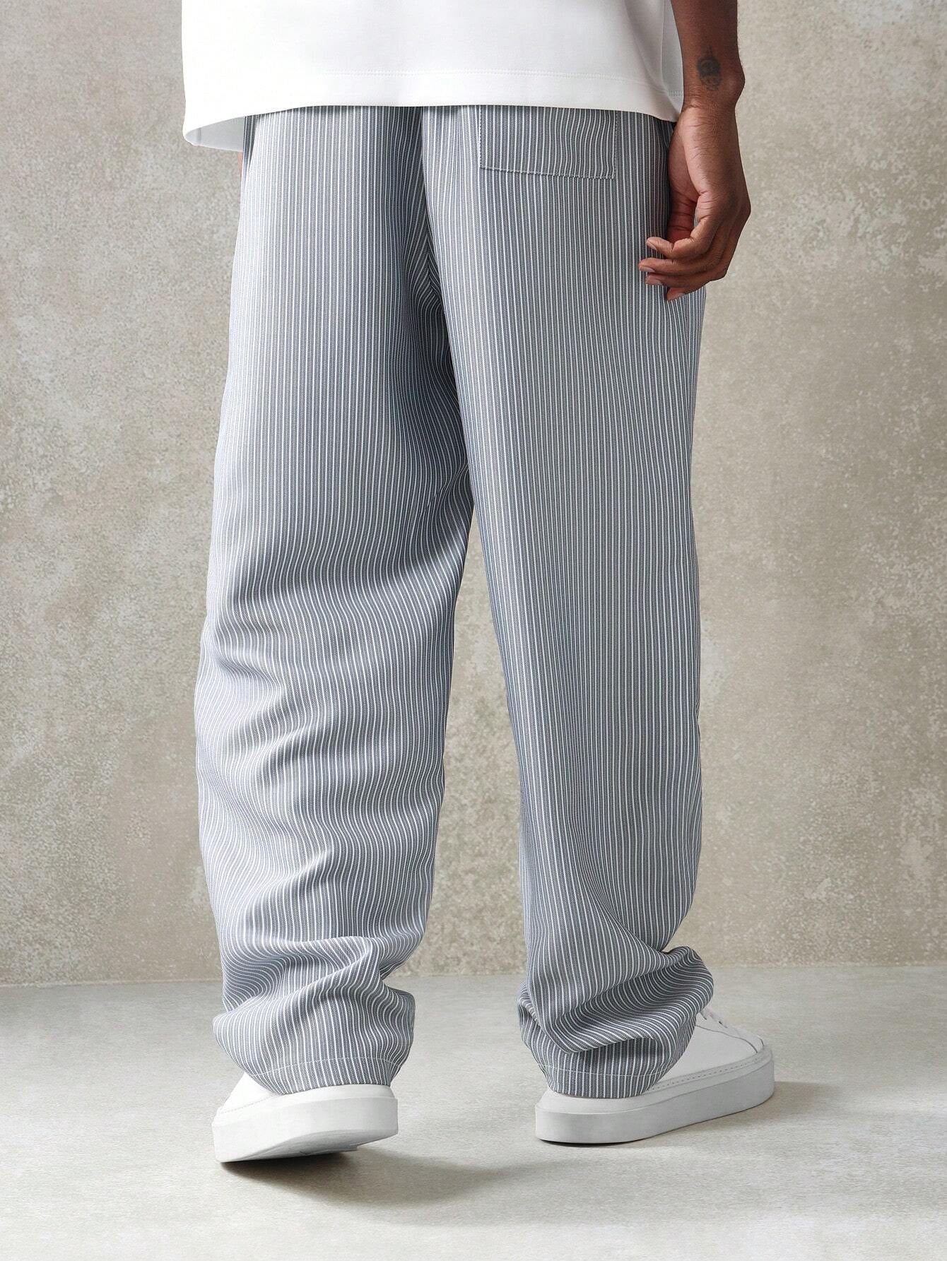 Calça DROPSTREET Listrada Blues
