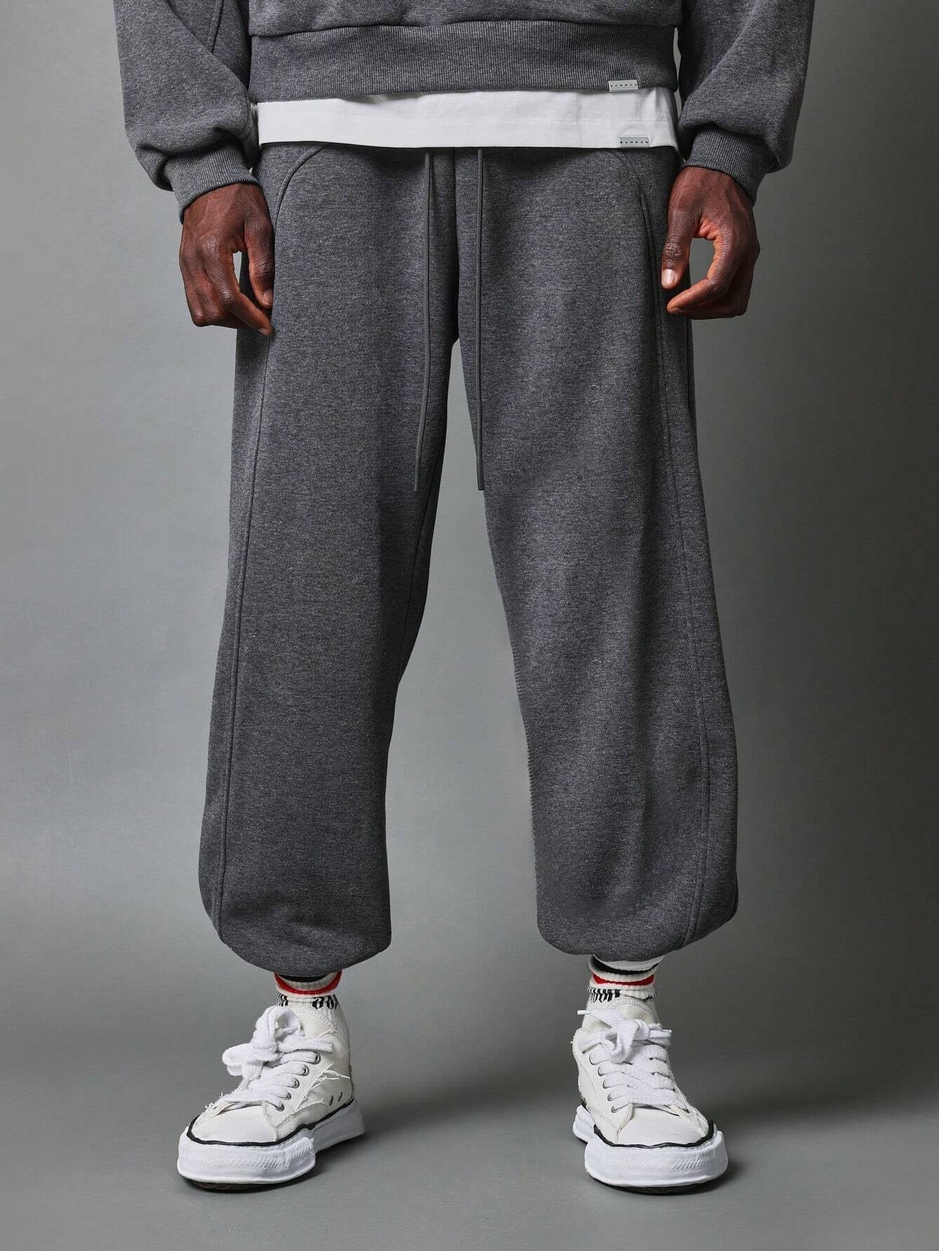 Conjunto DROPSTREET Oversized Zíper Parcial Jogger
