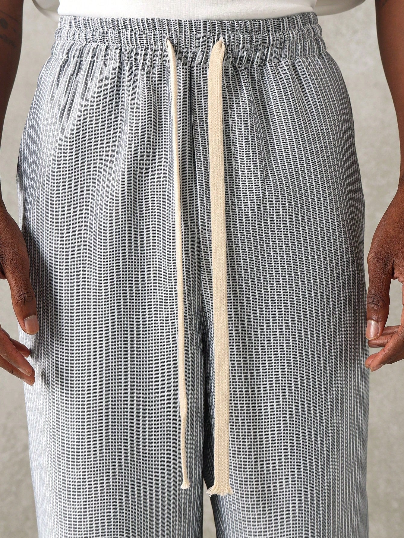 Calça DROPSTREET Listrada Blues