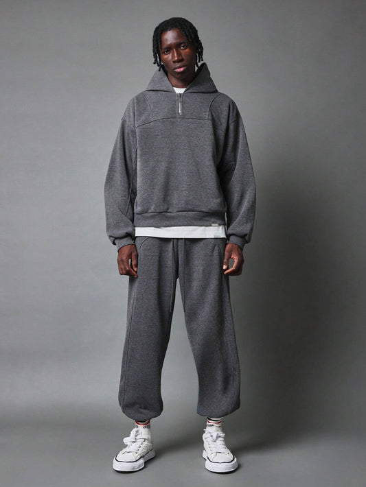 Conjunto DROPSTREET Oversized Zíper Parcial Jogger